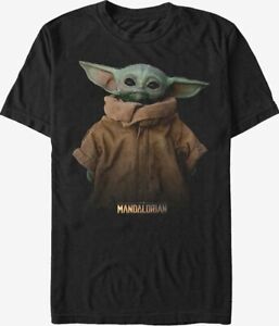 Baby Yoda The Mandalorian T Shirt Size Small Black New Ships Free 
