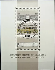 Germany Souvenir Sheet - Historic buildings_1986 - CTO. - Picture 1 of 1