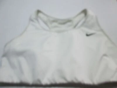 Sujetador Deportivo Nike Talla S Blanco Inalámbrico Sin Forro Espalda Corredora Pullover Dri-Fit Active Foto 1 de 4