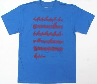 Camiseta O'neill The Original American Surf Co 100% Algodón Azul Oneill Red Waves Foto 1 de 4