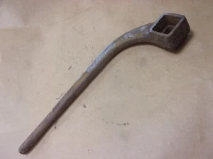 Vtg Antique Square Drive Valve Fire Hydrant Wrench Axle Hub Grease Cap Plow Tool - Picture 1 of 10