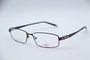 NEW CHARMANT Z-TITANIUM ZT19821R BROWN AUTHENTIC DESIGNER EYEGLASSES 57-15 - Picture 1 of 4