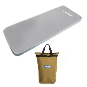 Adventure Kings Self-Inflating Foam Mattress - Single + Doona/Pillow Canvas Bag - Picture 1 of 12