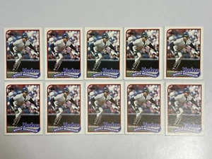 (10) 1989 Topps #380 RICKEY HENDERSON Yankees HOF **FREE SHIPPING** - Picture 1 of 2
