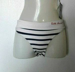 LITTLE MARCEL MARINE MULTICOLORED STRIPED SWIMSUIT STOCKINGS FR38-EU36-UK10 - Picture 1 of 4