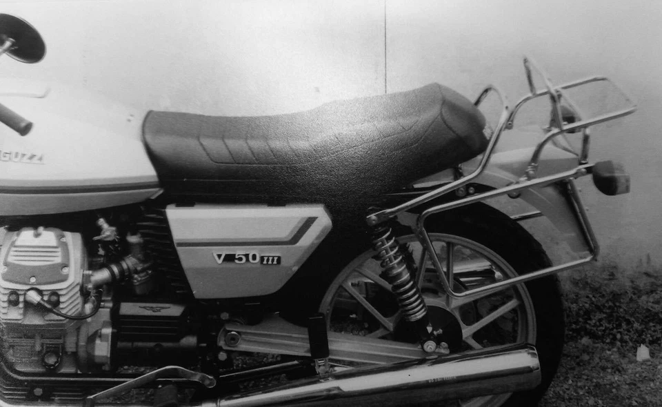 Moto Guzzi V50 / V50 II/III Juego Completo Portaportadores Cromo HEPCO y Becker (1979-87) Foto 1 de 3