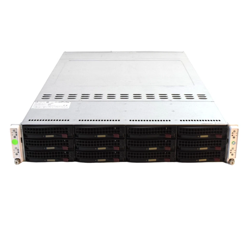 Rubric R348 Supermicro 6028TR-HTR 4-Node X10DRT-H Intel Xeon LGA2011v3 2U Server - Image 1 of 4