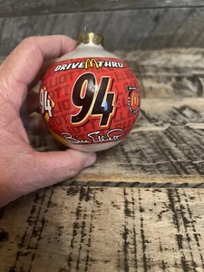Bill Elliott NASCAR Racing McDonalds #94 Glass Ball Christmas Ornament 1999 - Picture 1 of 10