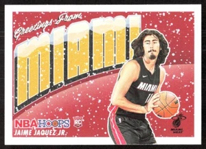 2023-24 8897E Hoops Gallery Rookie Greetings Jaime Jaquez Jr. Rookie Miami Heat - Picture 1 of 2