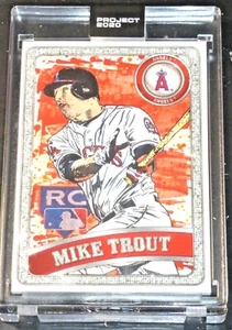 (10) 2020 Topps Project MIKE TROUT #100 (2011 UPDATE) BLAKE JAMIESON BALLER LOT - Picture 1 of 2
