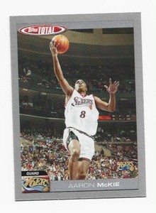 2004-05 Topps Total SILVER INSERT #278 Aaron McKie Philadelphia 76ers Basketball