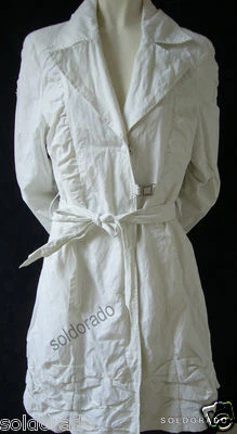 BIBA- Mantel Blue Waterfalls white weiß Gr.44--UK18*** *NEU - Bild 1 von 4