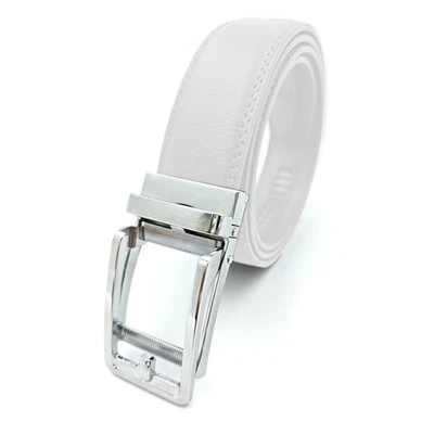 Men's Ratchet Belt Genuine Leather Mens Belt with Slide Ratchet Belts for men - Image 1 of 4