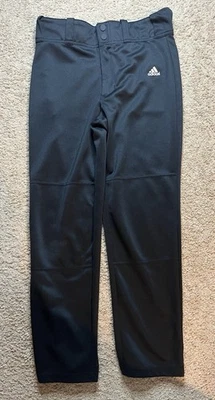 Adidas Youth Size Medium Black Baseball Pants - Image 1 of 4