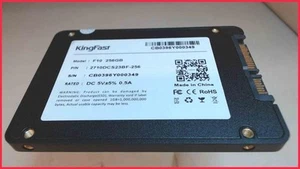 HDD SSD Festplatte 2.5" F10 256GB SATA KingFast 2710DCS23BF-256 (79h) - Picture 1 of 1