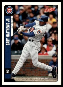 2001 Upper Deck Victory Gary Matthews Jr. Chicago Cubs #345 - Picture 1 of 2
