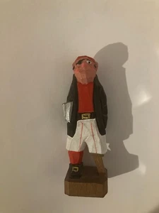 Handgeschnitzter Holz Matrose Pirat Hering Bein Fischer - Bild 1 von 4