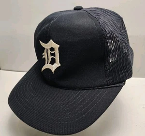 Sombrero de malla Snapback original vintage de los años 2990 Yupoong Detroit Tigers ver fotos LIMPIO - Imagen 1 de 12