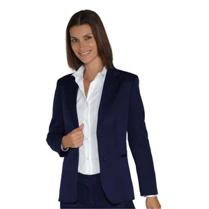 Damenjacke Receptionist Liberty Blau Aus Polyester - Isacco - Kellnerin Saal - Bild 1 von 3