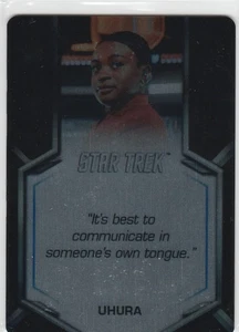 2025 Star Trek Strange New Worlds Season 2 Metal Heroism Insert E58 Ensign Uhura - Picture 1 of 1