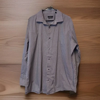 Mark Anthony Men's Slim Fit Flannel Top White /Black Plaid 34/35 - Image 1 of 4