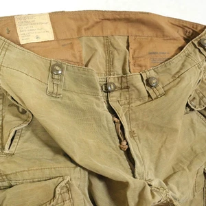 Pantaloni cargo vintage Polo Ralph Lauren uomo OG RLPC trash combattimento verde reale 36x30 - Foto 1 di 17