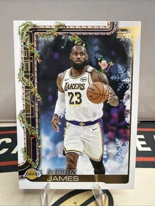 2025 Topps Holiday Basketball LeBron James Hidden Elf Short Print #HE-LBJ Lakers - Picture 1 of 2