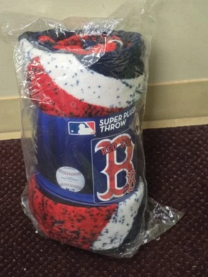 MLB Boston Red Sox Super Plush Throw | Size 46" x 60" | Northwest Brand - Image 1 of 4