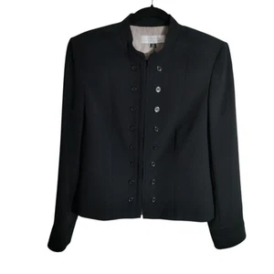 Tahari Arthur Levine Damen Anzugjacke Gr. 12 schwarz Haken mit Ösenverschluss - Bild 1 von 9