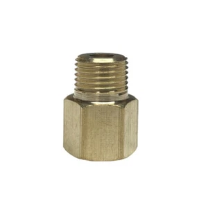 M10X1.0 Female To 1/8” NPT Male Coupling Adapter Brass Oil Pressure Fitting - Bild 1 von 4