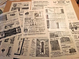 1895. POWER MAGAZINE 11 ADS. LOT 8 - Picture 1 of 5