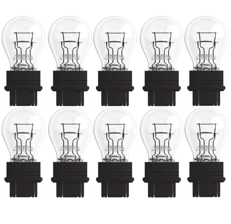 Sylvania LongLife 3157K 27/8.3W Diez Bombillas Señal de Giro Trasero Estacionamiento Reemplazar Stock OE Foto 1 de 4