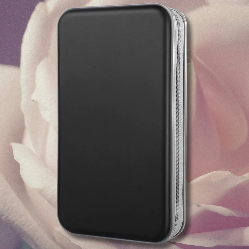 96 Disco CD Estuche Soporte Almacenamiento DVD Billetera Bolsa Portátil VCD Organizador Bolsa Negro Foto 1 de 4