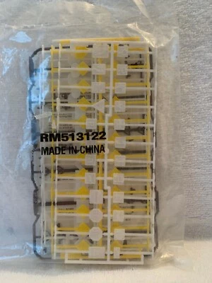 Life-Like Trains HO Scale Unpainted 6 Telegraph Poles and 72 Signs #RM513122 - Image 1 of 2