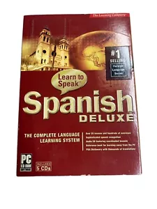 Spanish Deluxe 5 CDs & Reference Book for Learning to Speak & Understand Spanish - Picture 1 of 20