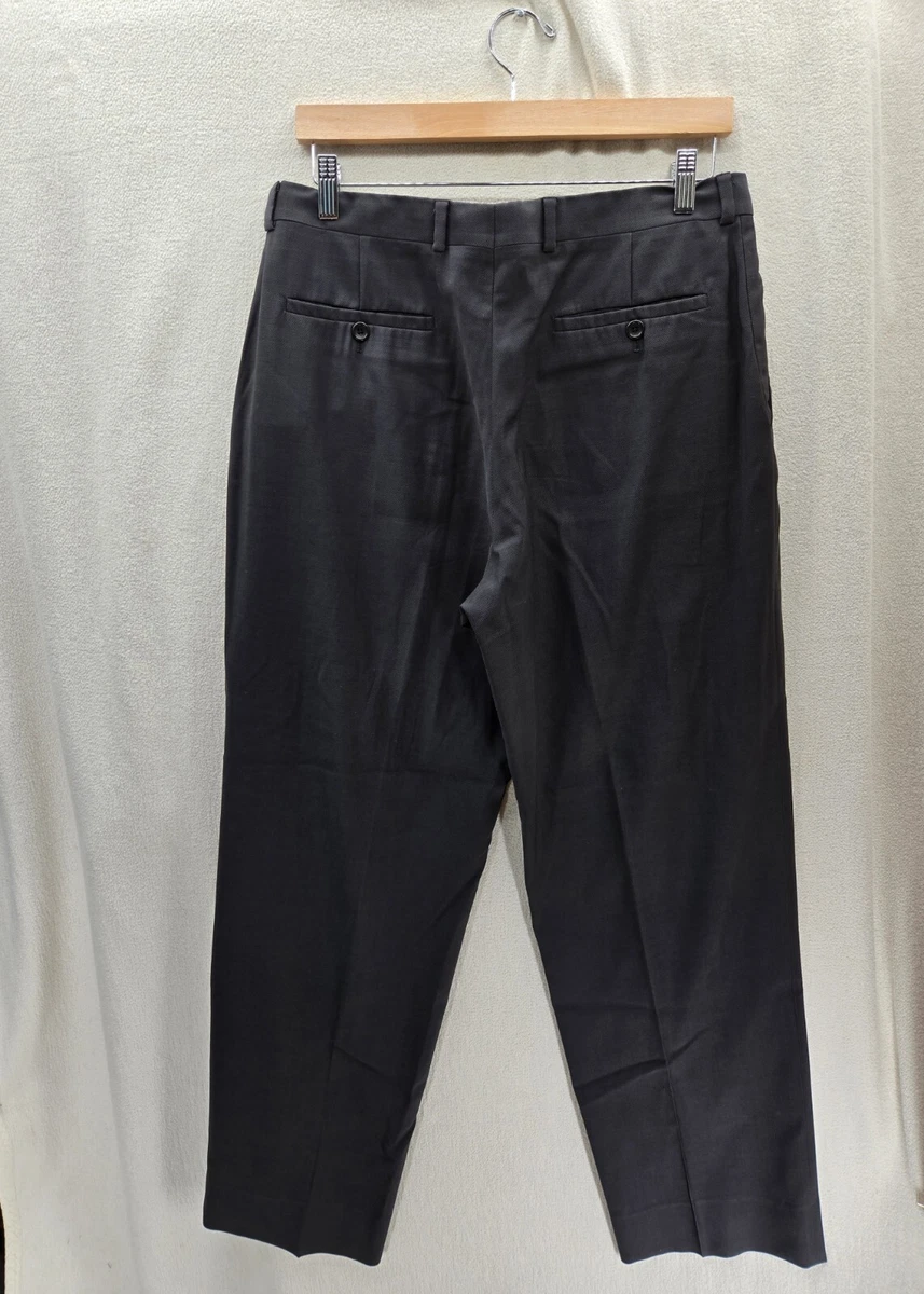 Armani Collezioni Black Wool Pants for Men for sale | eBay