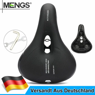 Fahrradsattel Ergonomische GEL Fahrrad Sattel Fahrradsitz Prostata Herren Damen - Bild 1 von 4