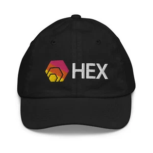 Gorra de béisbol Hexican ajustable HEX Crypto Trader regalo bordado jóvenes niños sombrero - Imagen 1 de 10