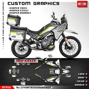 Racing Graphics Stickers Complete for CFMOTO 450MT MT450 MT 450 CF MOTO Shield - Picture 1 of 8