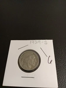 1929-S Buffalo Nickel #6 - Picture 1 of 2
