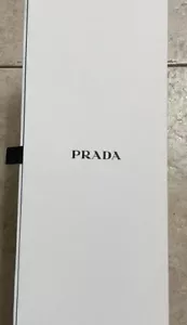 Authentic Prada Box Empty Medium Sized 13”x 4.5 X 4”; White & Clean. - Picture 1 of 6
