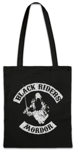 Black Riders MC Stofftasche Einkaufstasche Lord of Nazgul Biker Fun the Rings - Picture 1 of 1