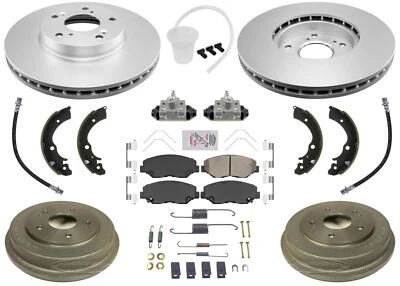 Rotores delanteros tambores zapatas de freno resortes cilindros para Honda Accord 03-07 2,4 L Foto 1 de 4