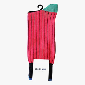 Calcetín liso rosa DUCHAMP para hombre - Imagen 1 de 3