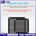 Magnetic Dust Filter Computer Case Fan Dustproof Mesh Cover Net (8Cm)(Black) *Au
