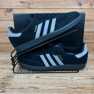 Adidas Turnschuhe Herren Gr. UK 10,5 Samba ADV Core Schwarz Grau Wildleder Originals Schuhe - Bild 1 von 13