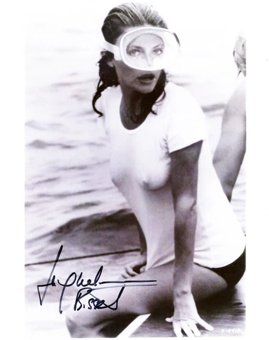 Jacqueline Bisset. 8x10 hand-signed photo wet t-shirt The Deep COA autograph Cover