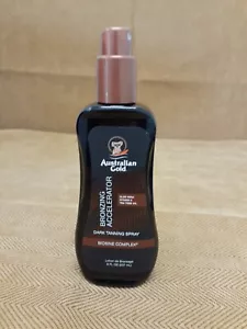 Australian Gold Bronzing Accelerator Dark Tanning Spray Biosine Complex 8 oz. - Picture 1 of 2