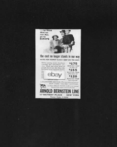 ARNOLD BERNSTEIN LINE 1935 FAMILIENTARIFE NACH EUROPA HAVRE-ANTWERPEN $ 175 AD - Bild 1 von 1