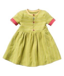 NWT MATILDA JANE 12 Enchanted Gardens WILLOW PINSTRIPED BUTTON DRESS - Picture 1 of 5